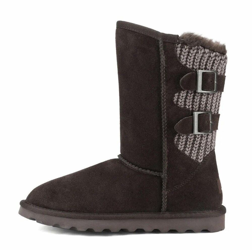 DreamPairs Sherpa Boots Women Size US 9 UK 7 EU 40 Sweaty Buckle Winter Cozy